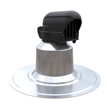 Kabel- en leidingdoorvoer plakplaat geisoleerd 50mm aluminium Ubbink