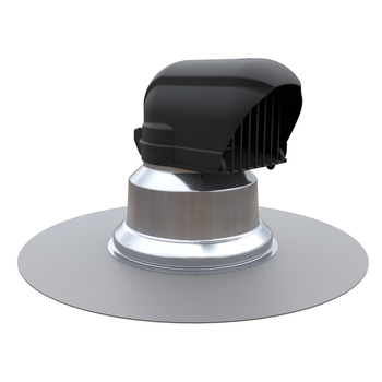 Kabel- en leidingdoorvoer plakplaat geisoleerd 120mm alu/Armourplan PVC Ubbink