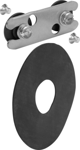 Montageset staal/blank Viega