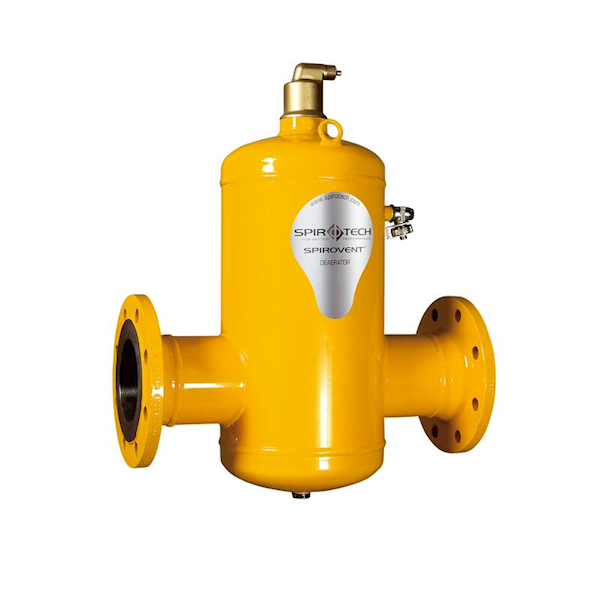Luchtafscheider Spirovent DN100 flensaansl. Spirotech