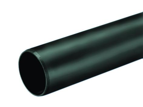 Lengte a 5mtr. Wafix PP afvoerbuis 50mm wd=3mm zwart Wavin