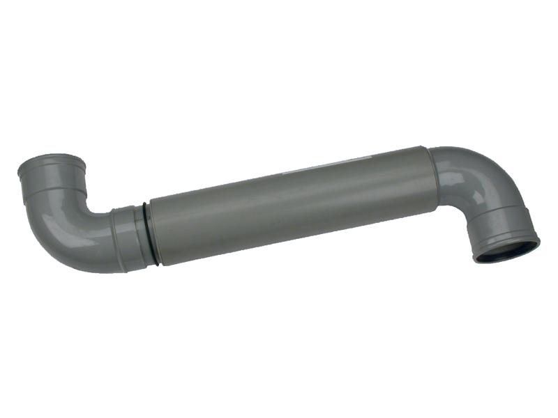 PVC manchet Polder expansiestuk 110mm grijs mof/mof Wavin