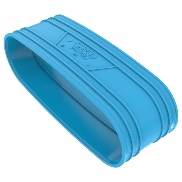 Steekmof lijm PVC luchtverdeelsysteem VENTIZA blauw (235x80mm) mof/mof Wavin