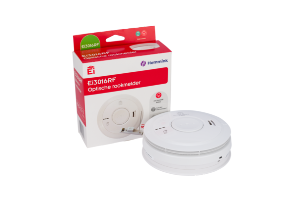 Rookmelder opt EI3016RF 10jr lit back stofc AudioLINK draadl Ei Electronics