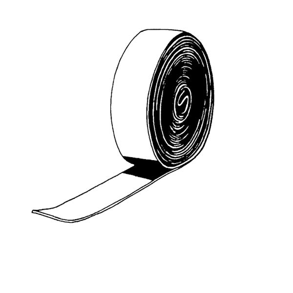 Rol a 25m. Randisolatie PE folie 8x150mm REHAU