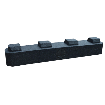 Verhogingsbalk rubber High Block 1000x180mm h=120mm tbv opstelbalk Aspen