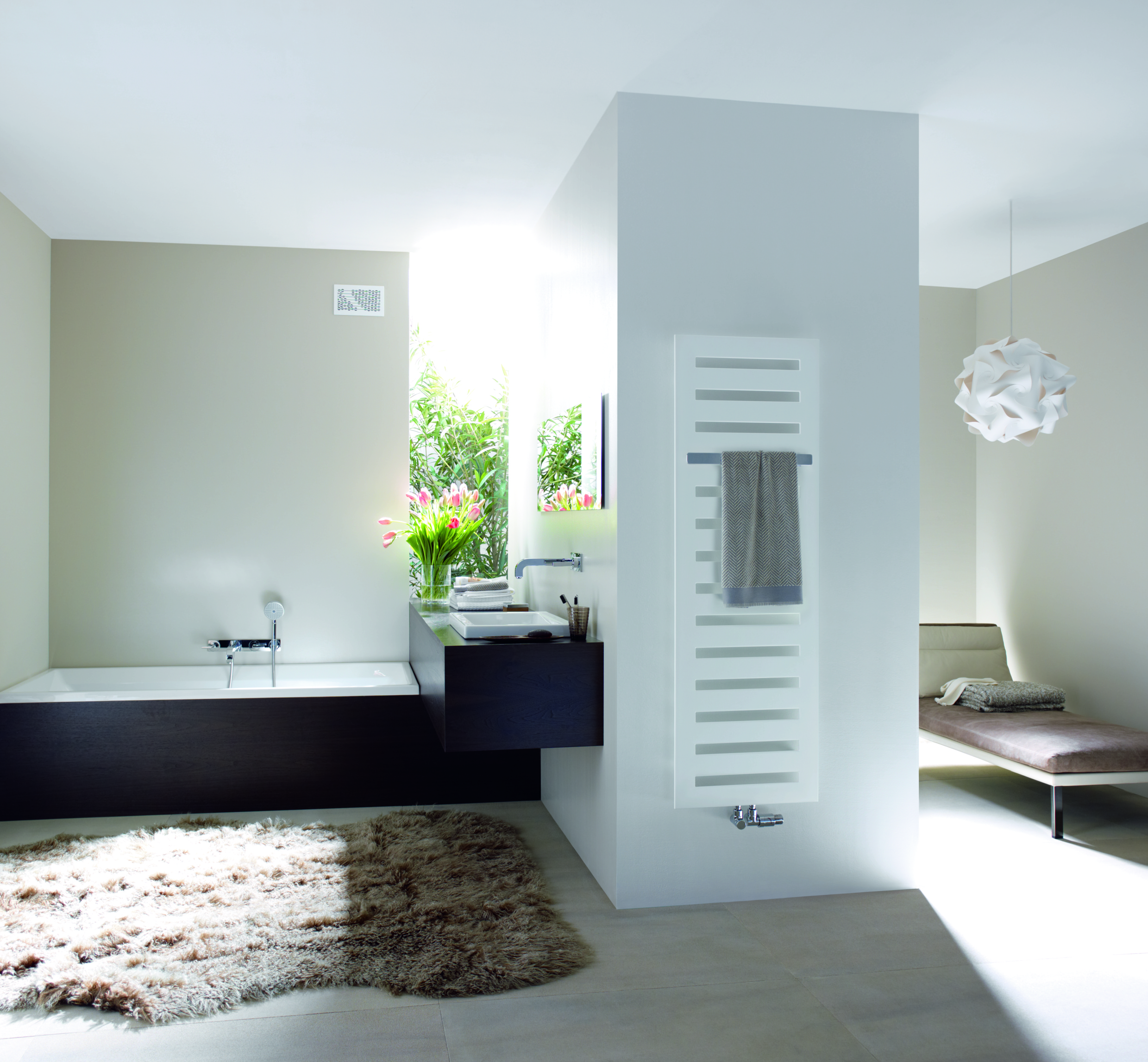 Elektrische radiator Metropolitan Bar 1540x500mm RAL9016 Zehnder