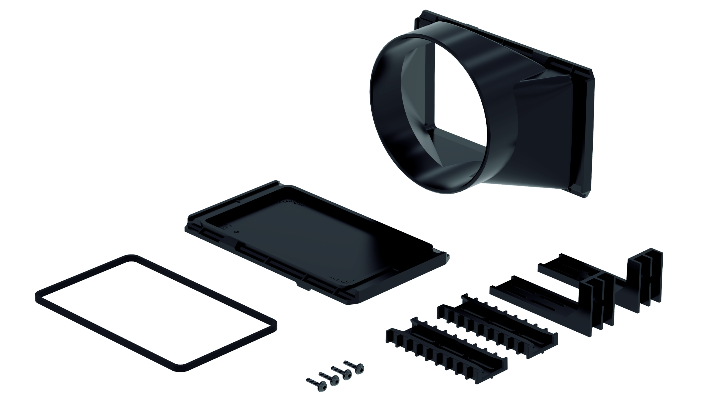 ComfoCube Flex set van 1 blindplaat & 1 aansluitplaat Ø160mm tbv luchtverdeelunit Zehnder