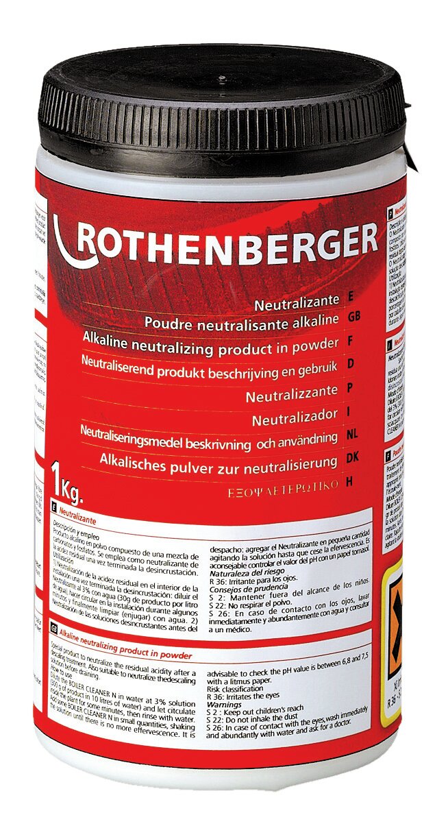 Ontkalkingsconcentr+neutr. Poeder Rocal 20+o 230v ROTHENBERGER
